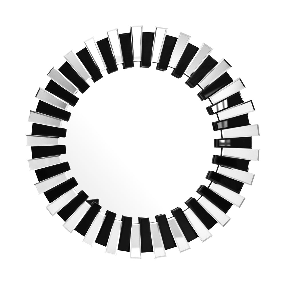 LaleeAvenue Wandspiegel Apollon 910 zilver / zwart