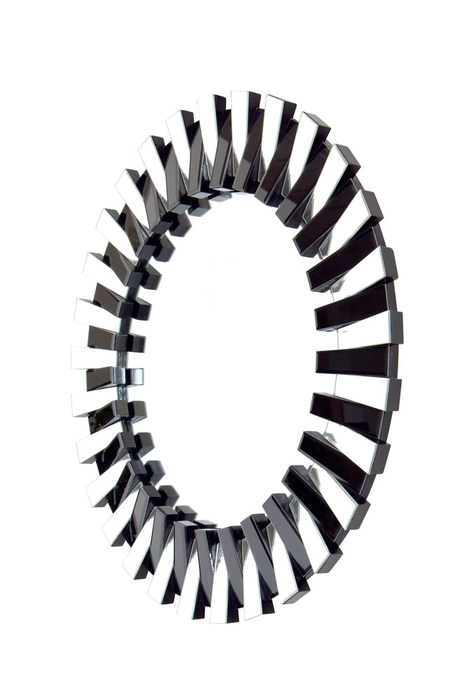 LaleeAvenue Wandspiegel Apollon 910 zilver / zwart