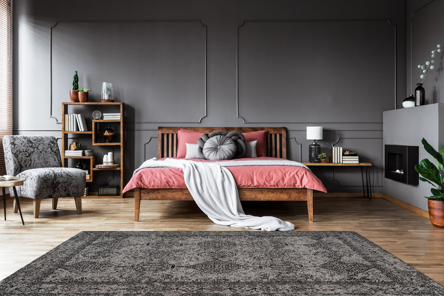LaleeAvenue Vloerkleed Iglesia 300 Grijs / Zwart