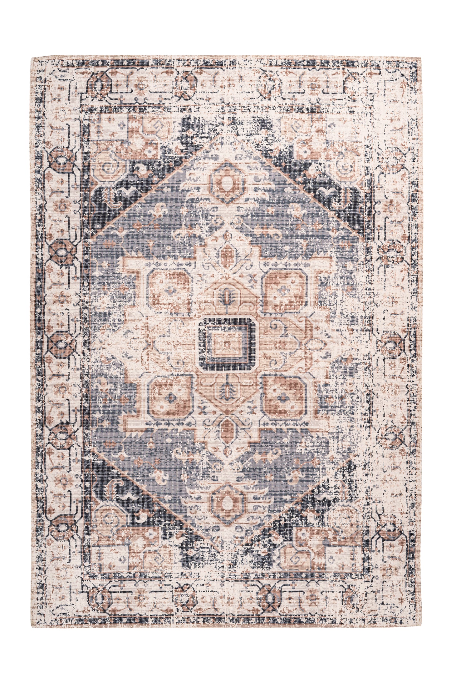 LaleeAvenue Vloerkleed Indiana 100 Grijs / Bruin