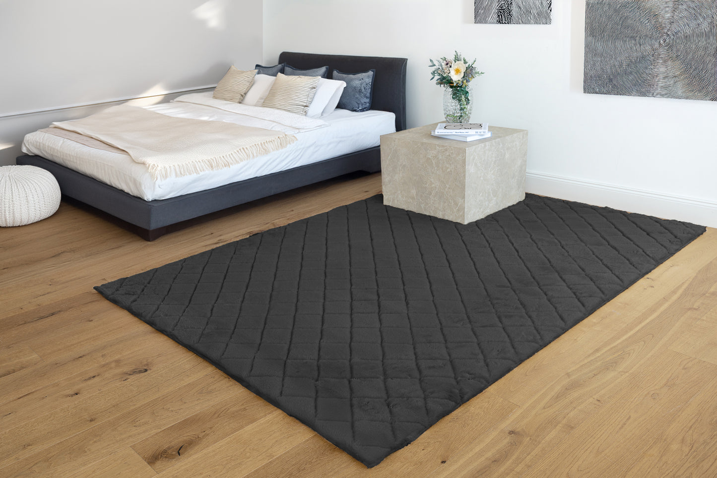 LaleeAvenue Vloerkleed Imala 125 Zwart