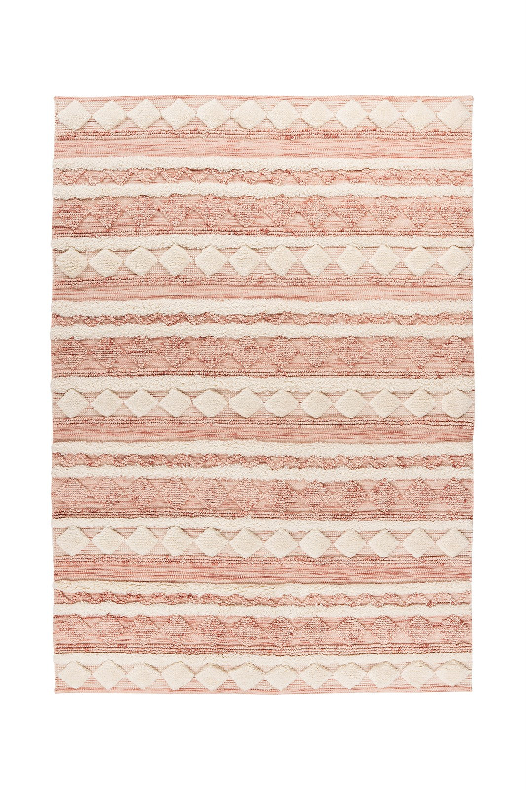 LaleeAvenue Vloerkleed Bohist 225 Roze/Cremé
