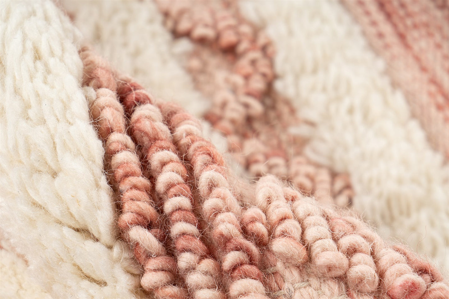 LaleeAvenue Vloerkleed Bohist 225 Roze/Cremé