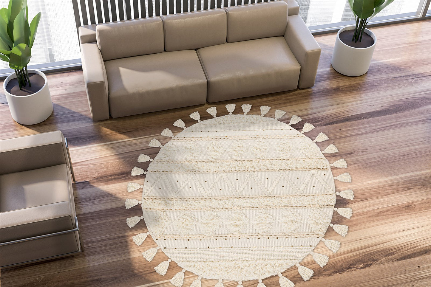 LaleeAvenue Vloerkleed Bohist 525 Cremé