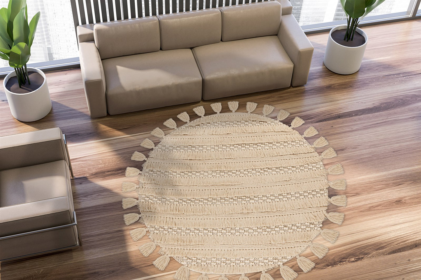 LaleeAvenue Vloerkleed Bohist 325 Naturel