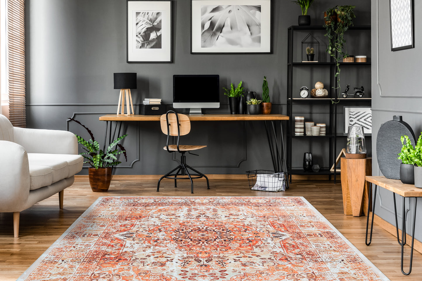 LaleeAvenue Vloerkleed Galaxy 1000 Oranje / Beige