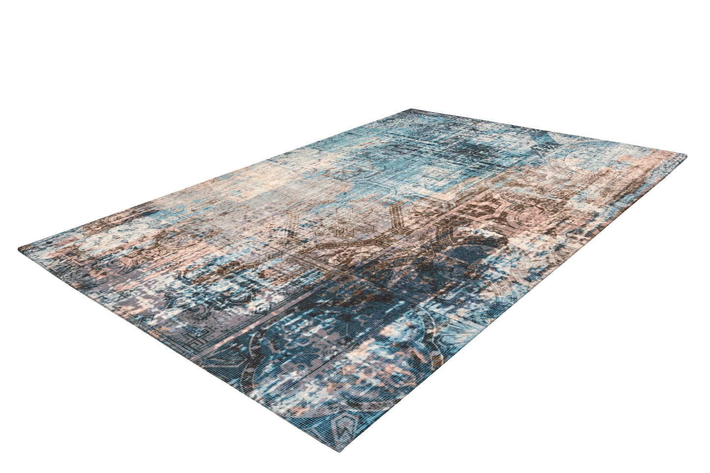 LaleeAvenue Vloerkleed Indiana 300 Blauw / Bruin