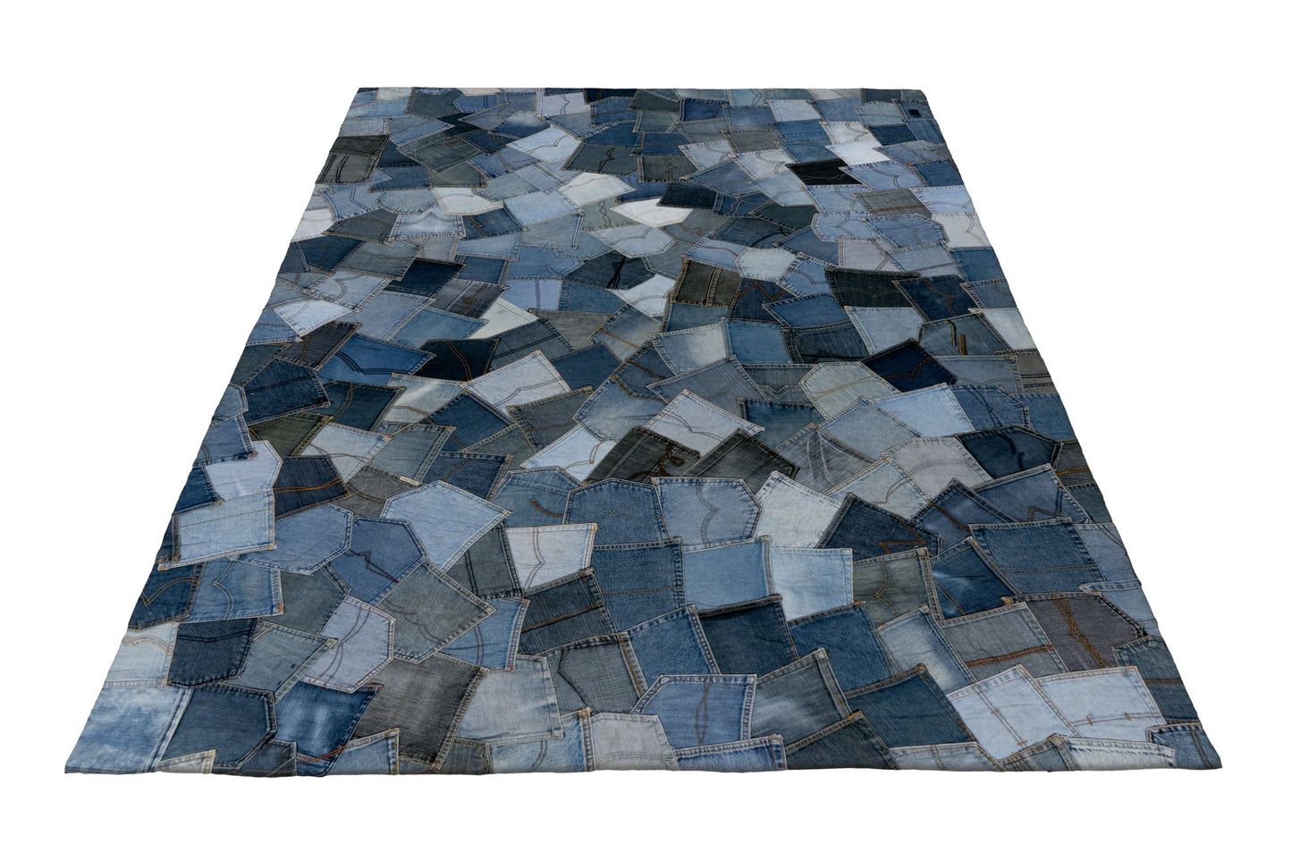 LaleeAvenue Vloerkleed My Denim Pocket 465 Blauw