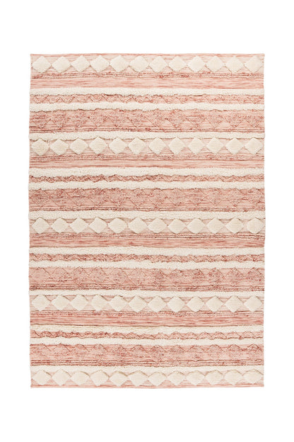 LaleeAvenue Vloerkleed Bohist 225 Roze/Cremé