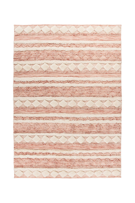 LaleeAvenue Vloerkleed Bohist 225 Roze/Cremé