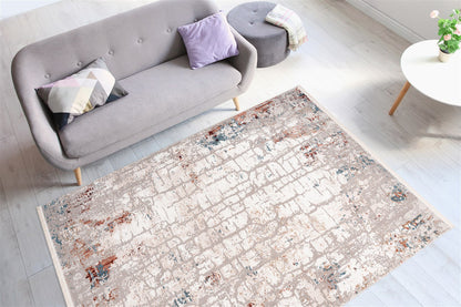 LaleeAvenue Vloerkleed Akropolis 125 Grijs/Lichtroze