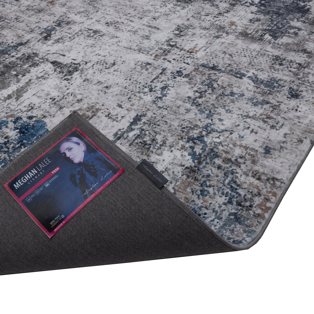 Vloerkleed Posh 303 blauw – machinegeweven en zacht van Lalee.Avenue