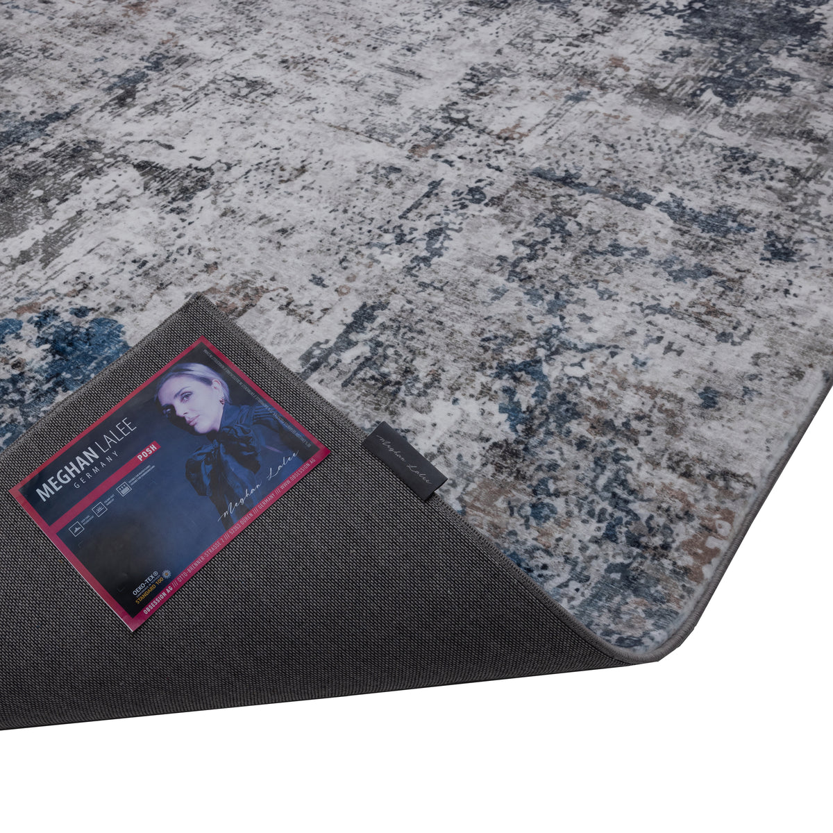 Vloerkleed Posh 303 blauw – machinegeweven en zacht van Lalee.Avenue
