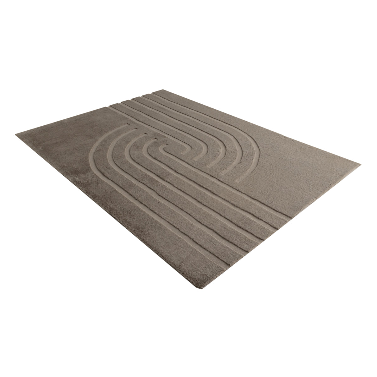 Vloerkleed Zen Deluxe taupe – machinegeweven en zacht van Lalee.Avenue