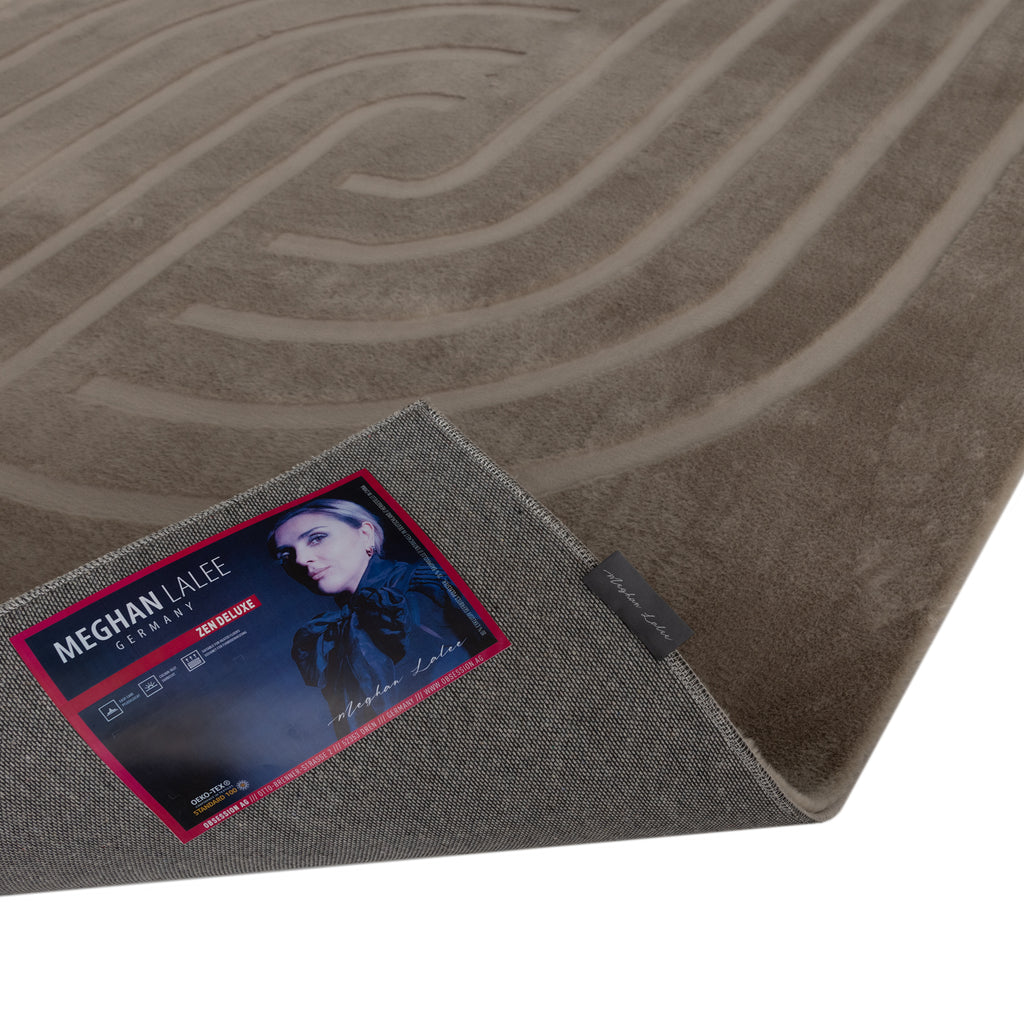 Vloerkleed Zen Deluxe taupe – machinegeweven en zacht van Lalee.Avenue