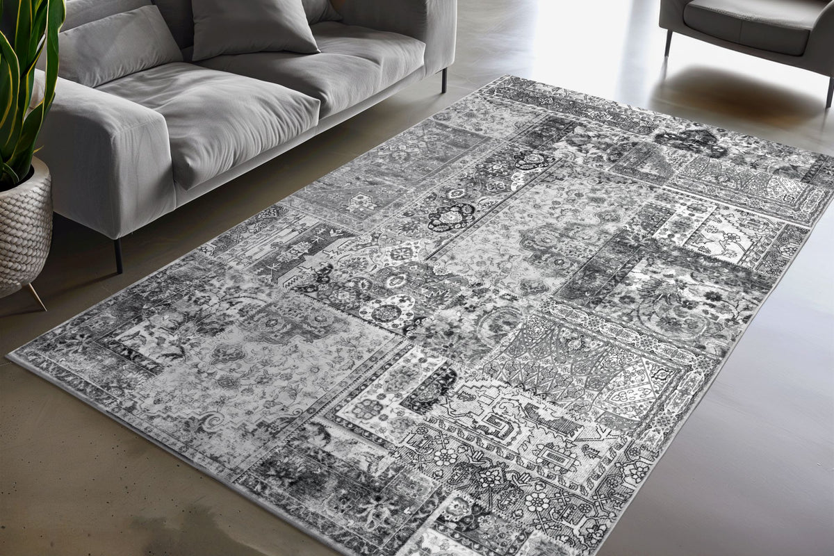 Vloerkleed Avantgarde 105 grijs – machinegeweven en zacht van Lalee.Avenue