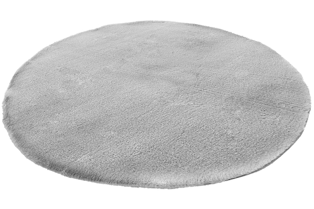 Vloerkleed My Cha Cha Rond zilver – handgetuft en zacht