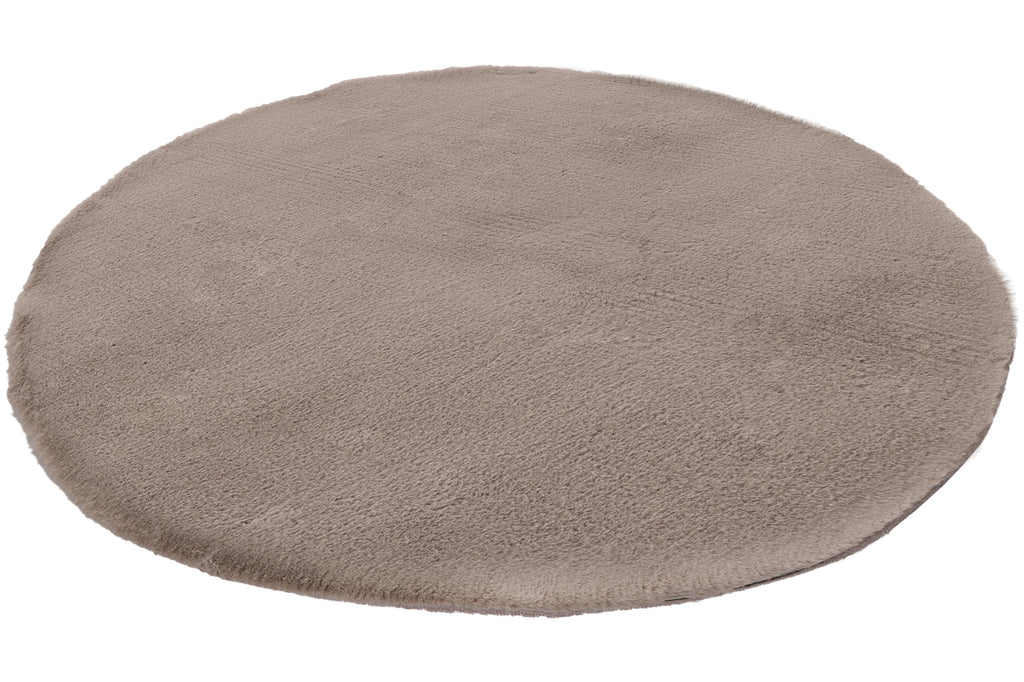 Vloerkleed My Cha Cha Rond taupe – handgetuft en zacht