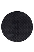 Vloerkleed Diamond Cut 800 Rond antraciet – machinegeweven en zacht van Lalee.Avenue