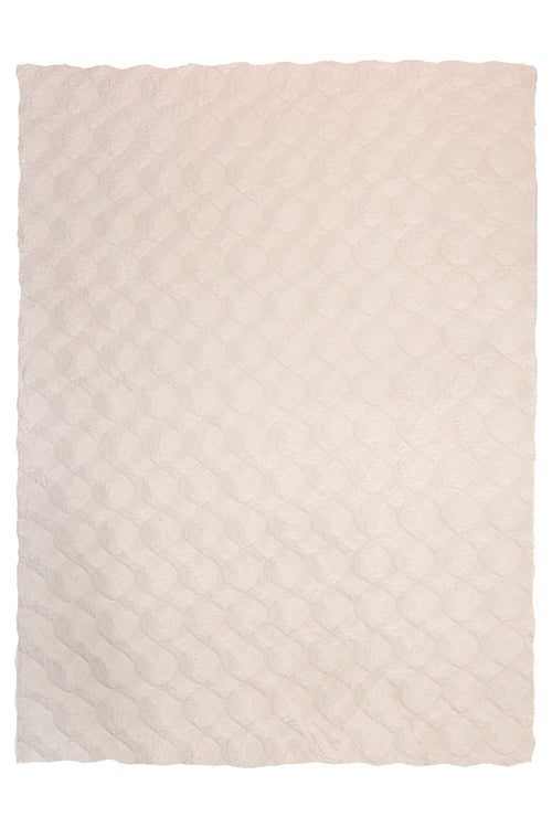 Vloerkleed Diamond Cut 800 crème – machinegeweven en zacht van Lalee.Avenue