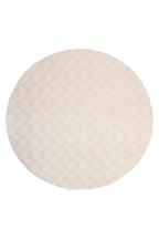 Vloerkleed Diamond Cut 800 Rond crème – machinegeweven en zacht van Lalee.Avenue