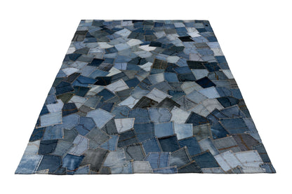 LaleeAvenue Vloerkleed My Denim Pocket 465 Blauw