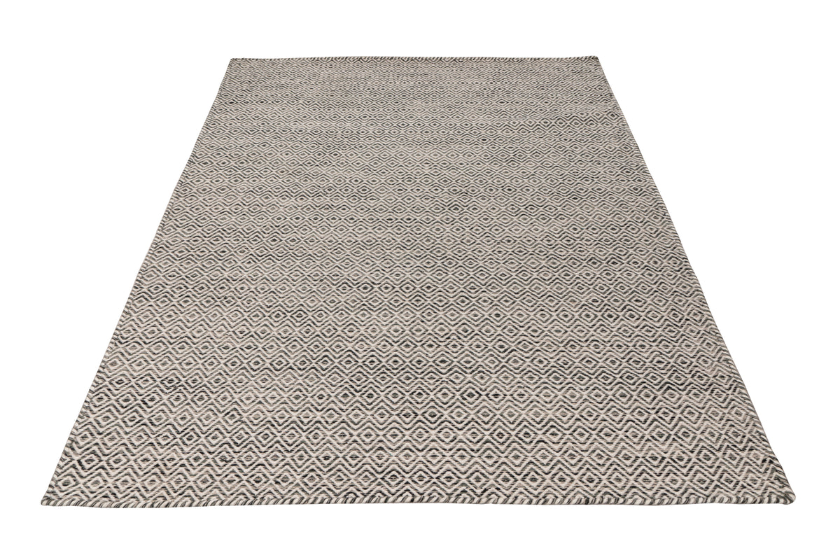 Vloerkleed My Jaipur graphite – handgeweven en zacht productfoto