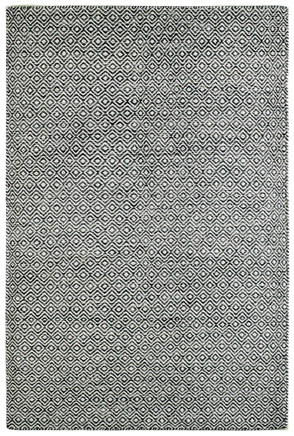 Vloerkleed My Jaipur graphite – handgeweven en zacht bovenaanzicht