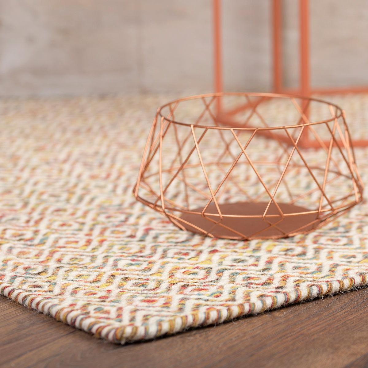 Vloerkleed My Jaipur multicolor – handgeweven en zacht sfeerfoto
