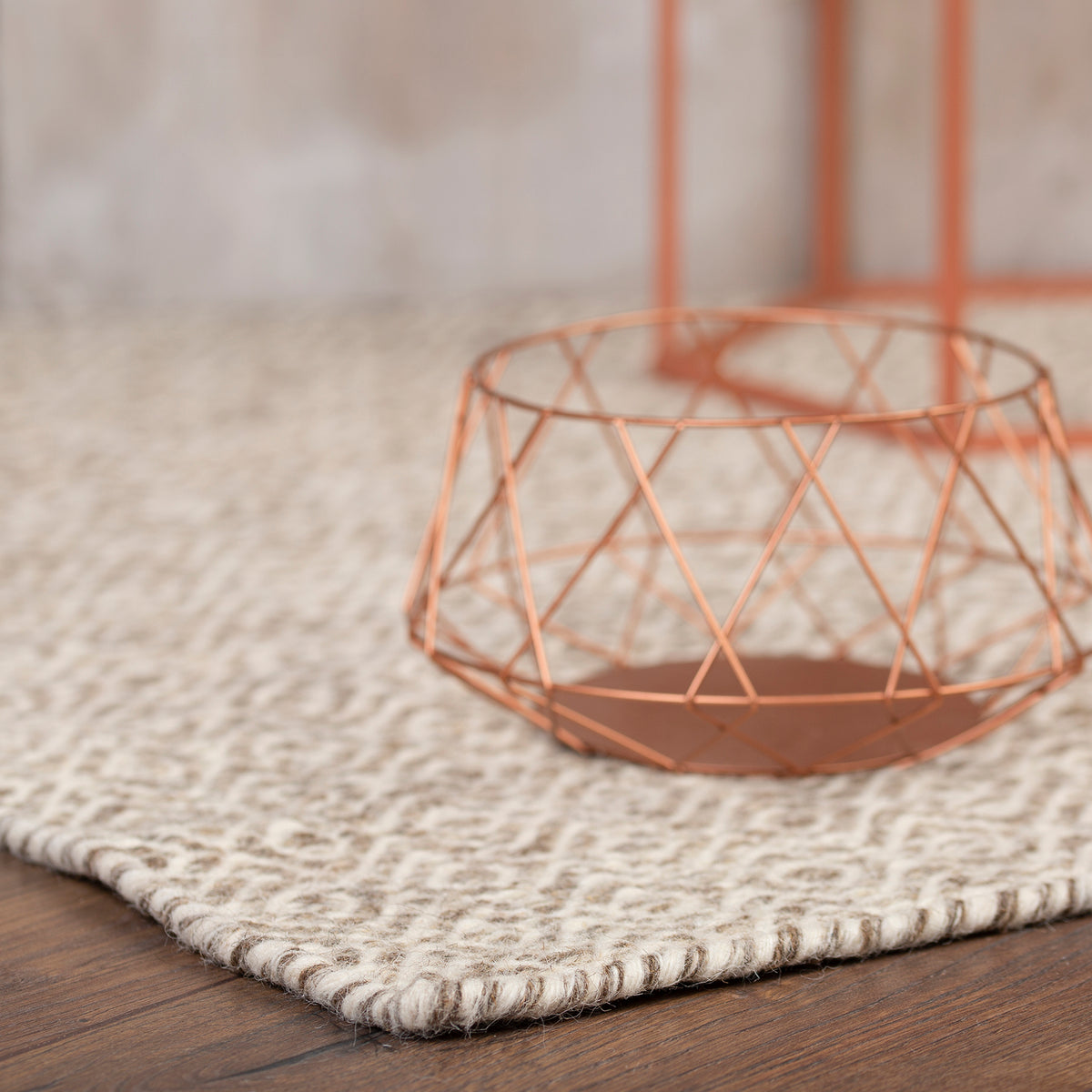 Vloerkleed My Jaipur taupe – handgeweven en zacht sfeerfoto