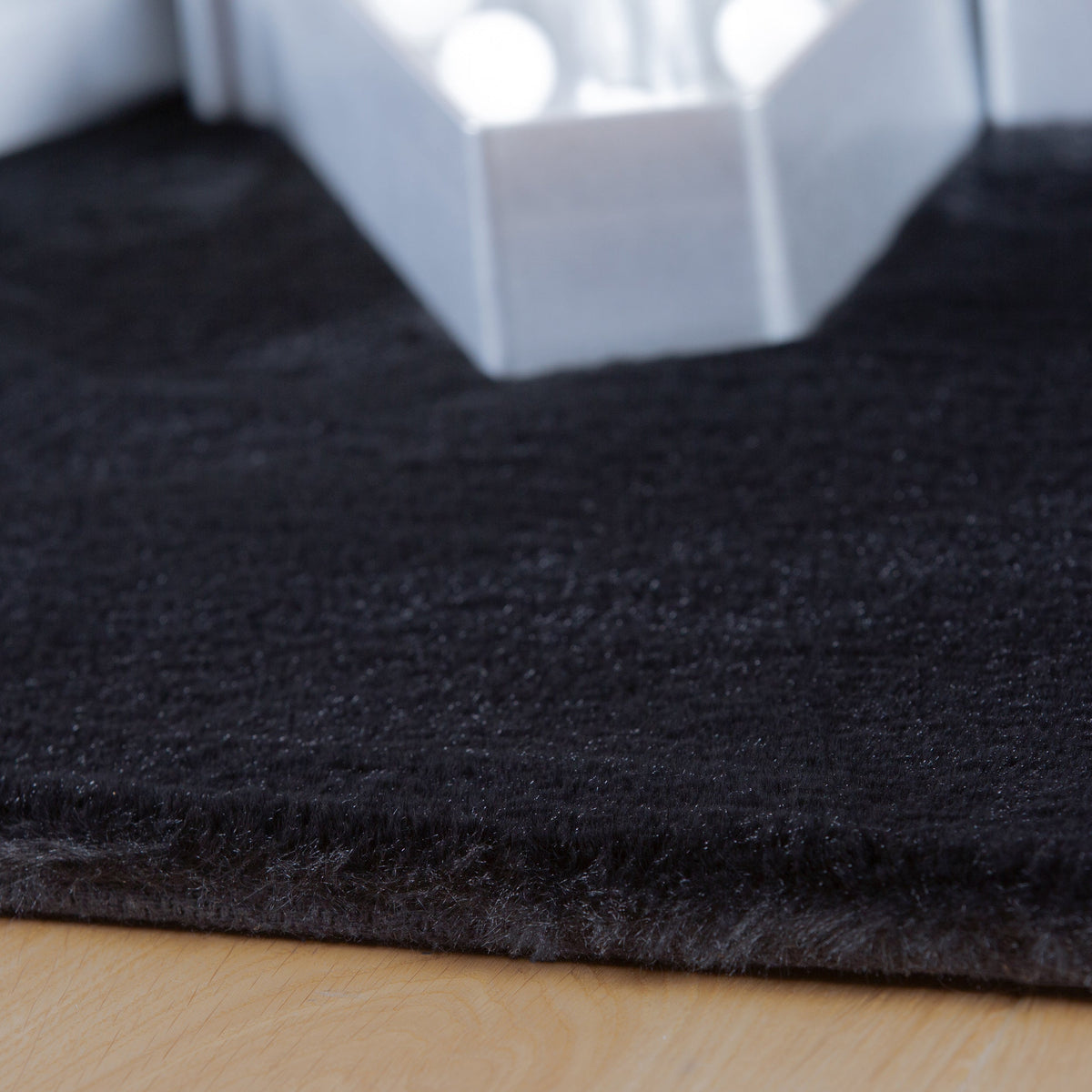 My Cha Cha zwart vloerkleed – detailfoto
