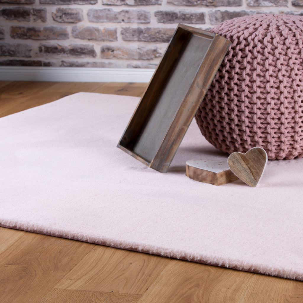 My Cha Cha poederroze vloerkleed – sfeerimpressie