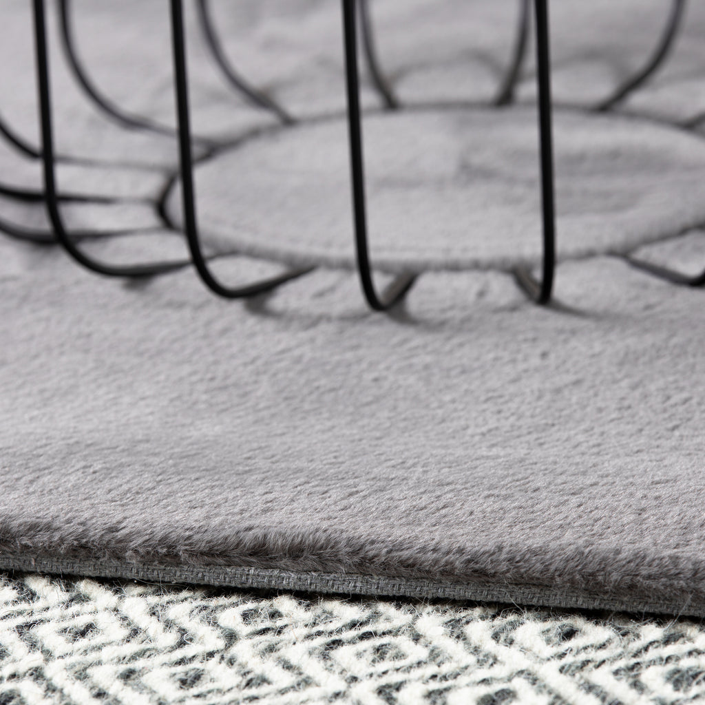 My Cha Cha zilver vloerkleed – detailfoto