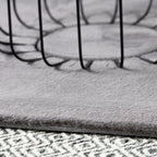 My Cha Cha zilver vloerkleed – detailfoto