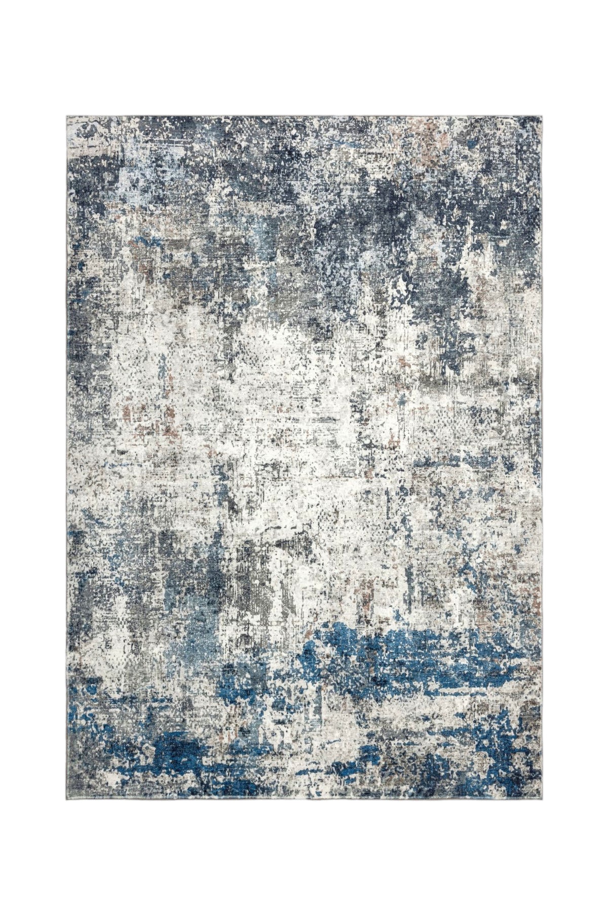 Vloerkleed Posh 303 blauw – machinegeweven en zacht van Lalee.Avenue