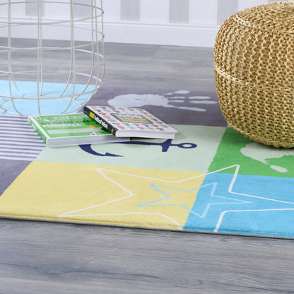LaleeAvenue Vloerkleed My Stars 411 Blauw