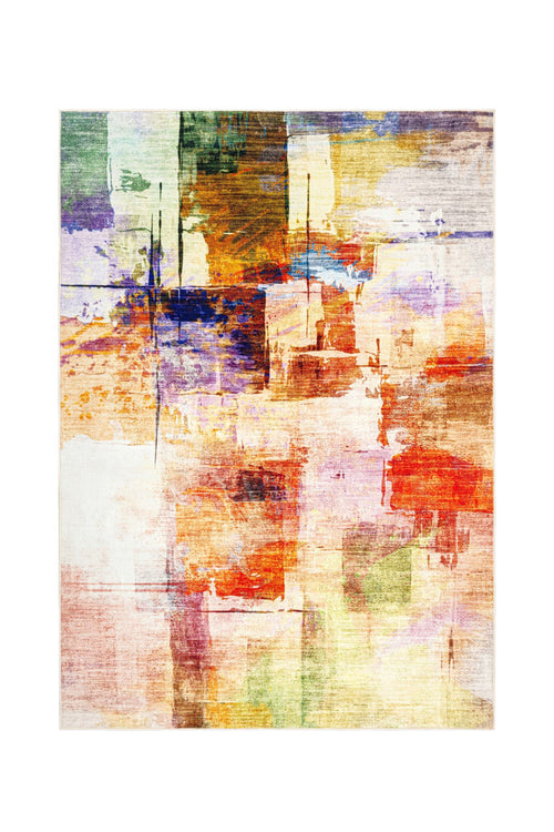 Vloerkleed Avantgarde 109 multicolor – machinegeweven en zacht - Lalee.Avenue