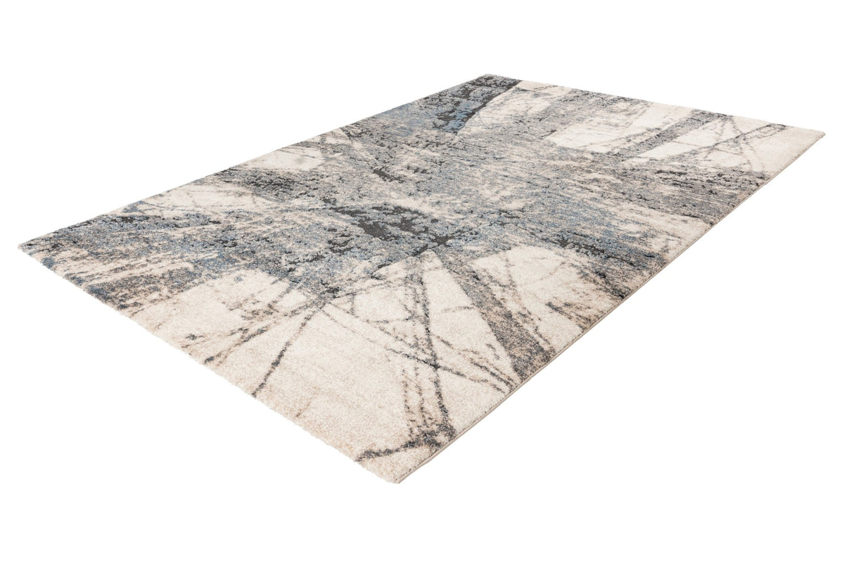 Vloerkleed Bologna 460 blauw – machinegeweven en zacht - Lalee.Avenue