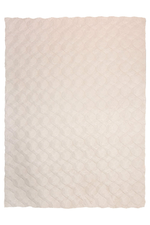 Vloerkleed Diamond Cut 800 crème – machinegeweven en zacht - Lalee.Avenue