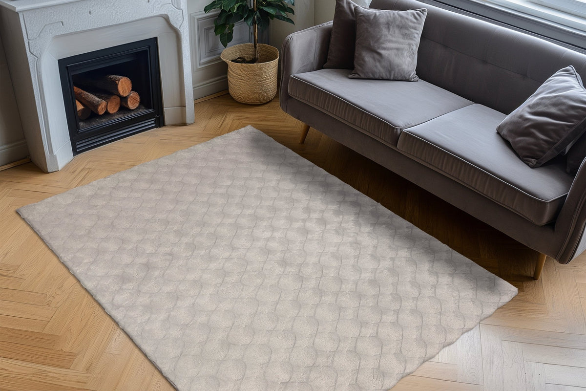 Vloerkleed Diamond Cut 800 grijs – machinegeweven en zacht - Lalee.Avenue