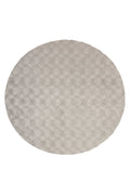 Vloerkleed Diamond Cut 800 Rond grijs – machinegeweven en zacht - Lalee.Avenue