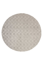 Vloerkleed Diamond Cut 800 Rond grijs – machinegeweven en zacht - Lalee.Avenue