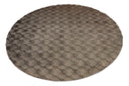 Vloerkleed Diamond Cut 800 Rond grijs – machinegeweven en zacht - Lalee.Avenue