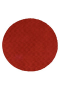 Vloerkleed Diamond Cut 800 Rond rood – machinegeweven en zacht - Lalee.Avenue