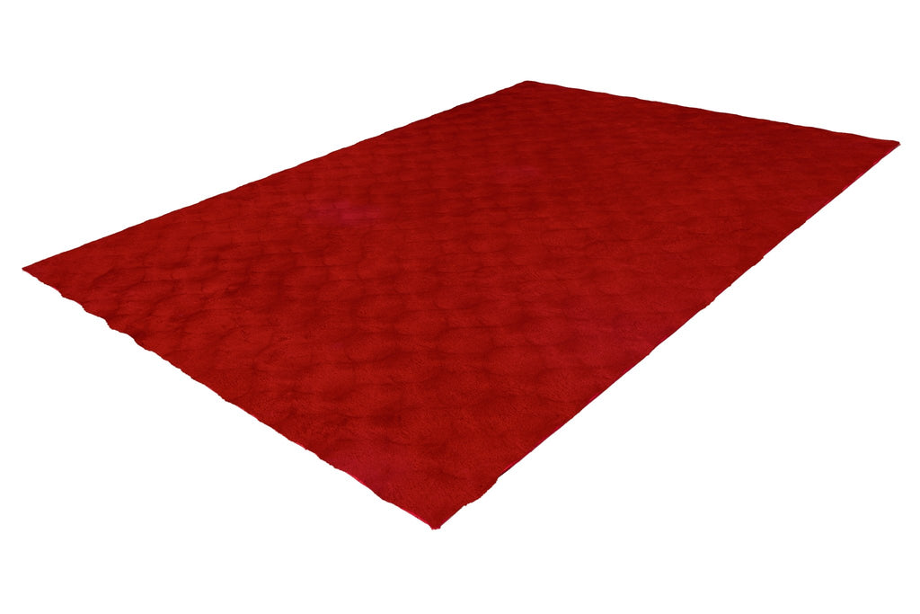 Vloerkleed Diamond Cut 800 rood – machinegeweven en zacht - Lalee.Avenue