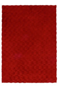 Vloerkleed Diamond Cut 800 rood – machinegeweven en zacht - Lalee.Avenue
