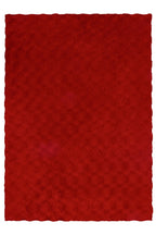 Vloerkleed Diamond Cut 800 rood – machinegeweven en zacht - Lalee.Avenue