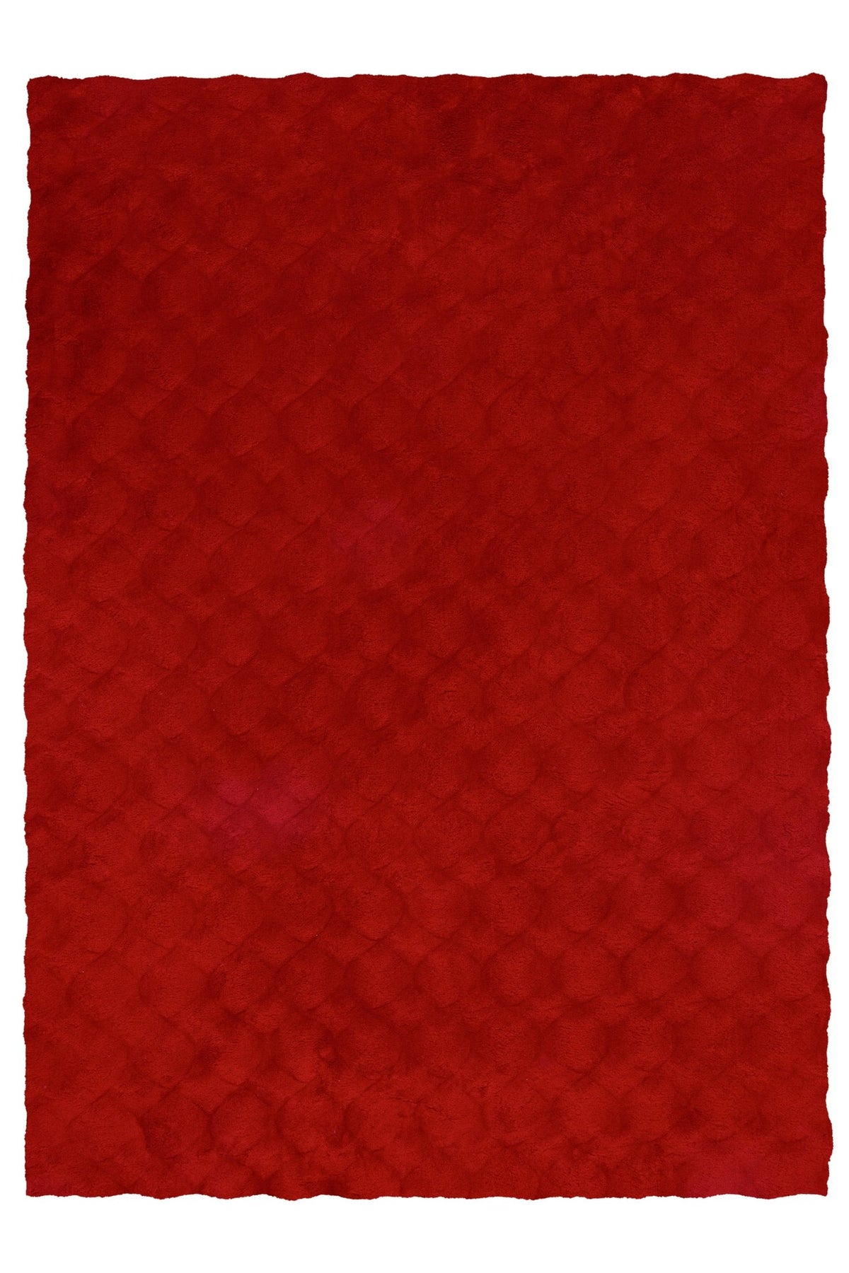 Vloerkleed Diamond Cut 800 rood – machinegeweven en zacht - Lalee.Avenue