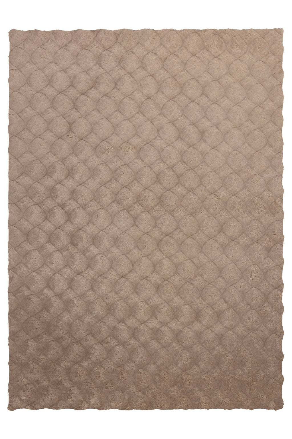 Vloerkleed Diamond Cut 800 taupe – machinegeweven en zacht - Lalee.Avenue