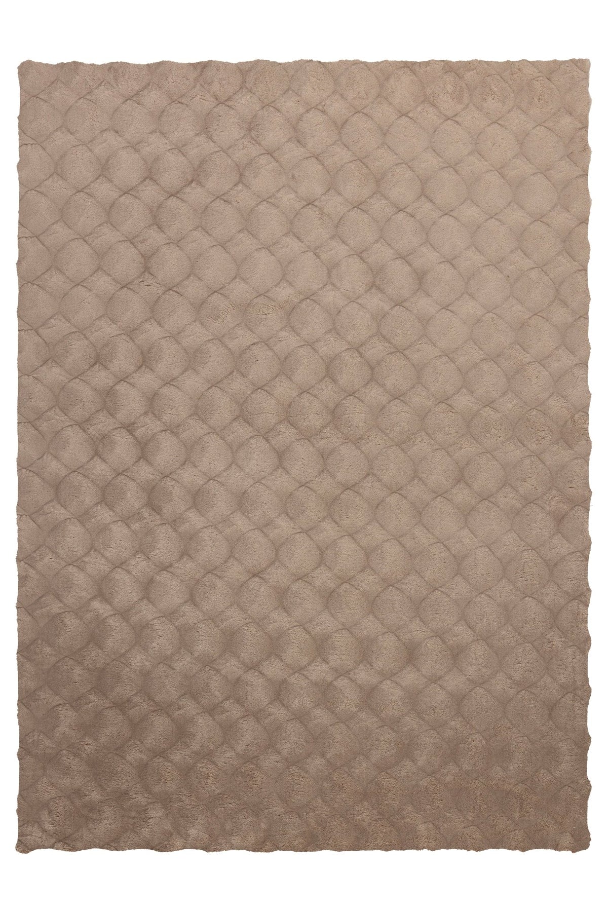 Vloerkleed Diamond Cut 800 taupe – machinegeweven en zacht - Lalee.Avenue